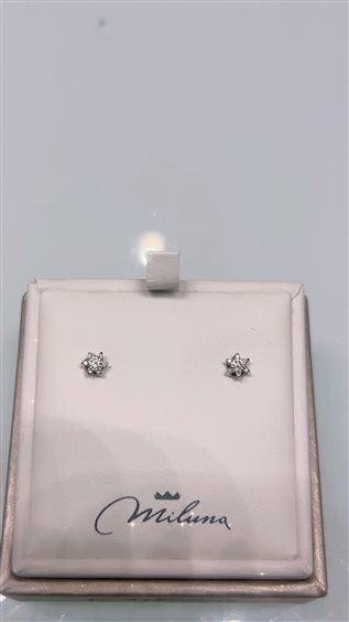 Orecchini Miluna Donna in Oro bianco Diamante 0.048 Ct ERD5070_010S - ERD5070_010S